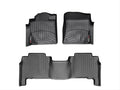 WeatherTech 08-11 Lexus LX570 Front and Rear Floorliners - Black