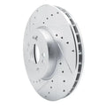 DFC 20-23 Mercedes-Benz GLE350 Front Left Drilled & Slotted Silver Brake Rotor