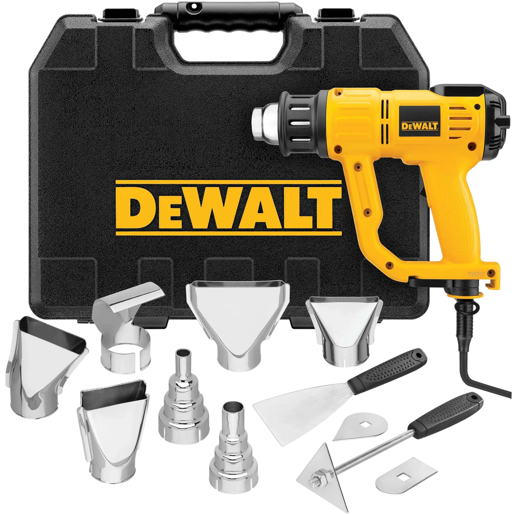 HEAT GUN WITH LCD DISPLAYKITBOX AND BUILT IN HANG RING