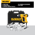 HEAT GUN WITH LCD DISPLAYKITBOX AND BUILT IN HANG RING