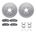 R1 Concepts Brake Rotor- Carbon Coated with Ceramic Pads Hdw Fits Acura RDX