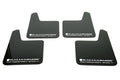 Rally Armor Universal Fit (No Hardware) Motorsport Spec Black UR Mud Flap Red Logo