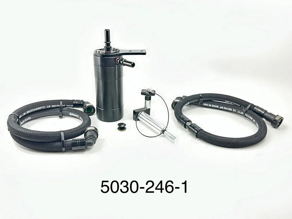 19 Ford Ranger 2.3 SV Catch Can - Black uses only (1) check valve