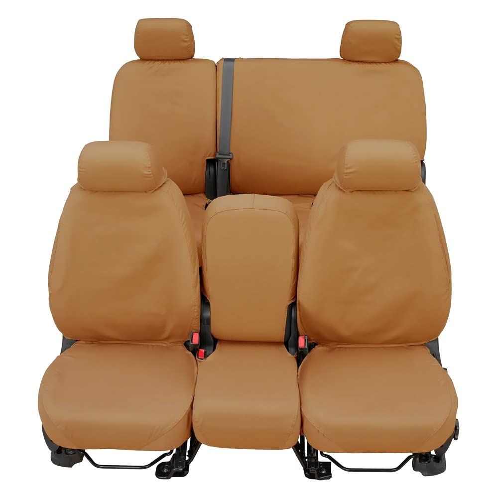 20C EXPLORER POLYCOTTON SEATSAVER CUSTOM FRONT ROW SEAT COVERS TAN