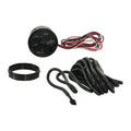 21/16 FUEL LEVEL GAUGE PROGRAMMABLE BLACK