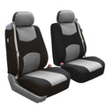 0511 DAKOTA BUCKET SEATS W/ADJ HDRSTS W/ OR W/O ARMREST SEAT SAVER FRONT ROW POLYCOTTON MISTY GREY