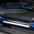 21C F150 SUPERCREW (W/F150 ETCHING) DOOR SILLS STAINLESS STEEL (4 PCS)