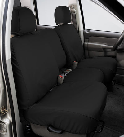 2121 PASSPORT POLYCOTTON SEATSAVER CUSTOM FRONT ROW SEAT COVERS CHARCOAL