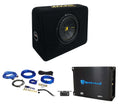 CompC 10-inch (25cm) Sub in Thin Profile Enclosure 4-Ohm RoHS Compliant