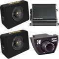 CompC 10-inch (25cm) Sub in Thin Profile Enclosure 4-Ohm RoHS Compliant