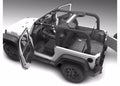BedRug 2018+ Jeep JL 2Dr Front 2 Pc Floor Kit (Incl Heat Shields)
