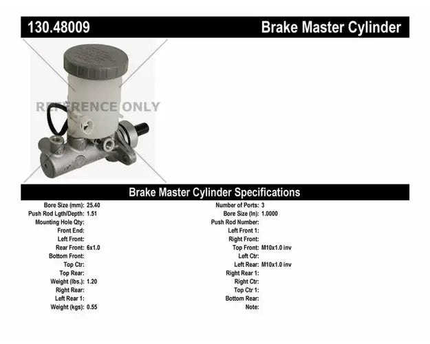 PREMIUM BRAKE MASTER CYLINDER
