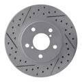 DFC 03-05 Lincoln Aviator Front Right Drilled & Slotted Geoperformance Rotor