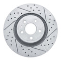 DFC 03-05 Lincoln Aviator Front Right Drilled & Slotted Geoperformance Rotor