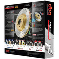 DBA 10+ Chevrolet Camaro V6 Rear Drilled & Slotted 4000 Series Rotor w/ Black Hat