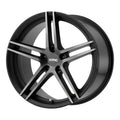 MONOPHONIC 19x8.5 5x112.00 SATIN BLACK W/ TITANIUM BLACK FACE (35 mm)