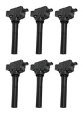 MSD Ignition Coil Ford Ecoboost 2.7L / 3.0L V6 Black 6-Pack 2018-2024 Ford Ecoboost 2.7L / 3.0L V6 6-Pack MSD Ignition