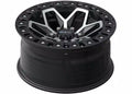 ZION 17X9 5X127 ET0 CB71.5 GLOSS BLACK MACHINED