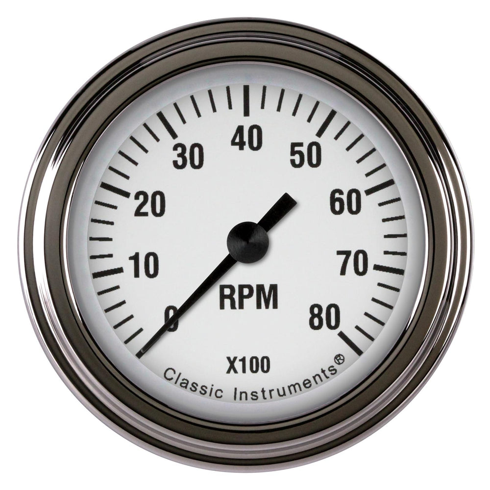 WHITE HOT 2IN TACHOMETER