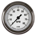 WHITE HOT 2IN TACHOMETER
