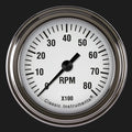 WHITE HOT 2IN TACHOMETER