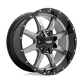 Wheel Pros Moto Metal MO970 18X9 5X4.5/120 G-GRY BLK LP 18MM MO97089017418