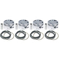 CP Piston & Ring Set for Acura/Honda B16A - Bore (85.0mm) - Size (+1.0mm) - Single Piston