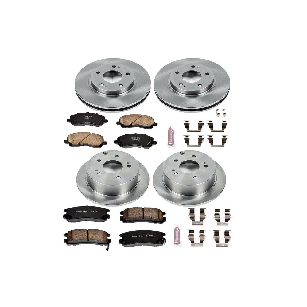 Power Stop 04-12 Mitsubishi Galant Front & Rear Autospecialty Brake Kit