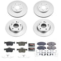 Power Stop 2020 Honda Civic Front & Rear Z17 Evolution Geomet Coated Brake Kit