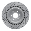 DFC 04-11 Cadillac Sts Rear Right Drilled & Slotted Geoperformance Rotor