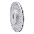 DFC 03-23 Infiniti Q40 Front Left Drilled & Slotted Geoperformance Rotor