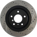 DFC 03-23 Infiniti Q40 Front Left Drilled & Slotted Geoperformance Rotor