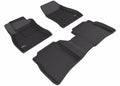 3D MAXpider 2013-2019 Nissan Sentra Kagu 1st & 2nd Row Floormats - Black