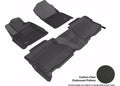 3D MAXpider 2012-2013 Toyota Tundra Crewmax Kagu 1st & 2nd Row Floormats - Black