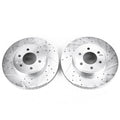 Power Stop 2003 Dodge Durango Front Evolution Drilled & Slotted Rotors - Pair