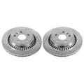 Power Stop 10-17 Volvo XC60 Rear Evolution Drilled & Slotted Rotors - Pair