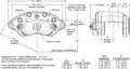Wilwood Caliper-D52-Red 1.25/1.25in Pistons 1.28in Disc
