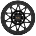 Rough Country Rough Country 78 Series Wheel Simulated Beadlock Bronze Black 18x9 5x5.5 -12mm 78181214