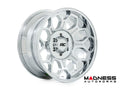 Rough Country 77 Series Wheel | One-Piece | Semi Gloss Black | 20x9 | 6x135 | 0mm