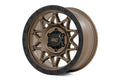 Rough Country Rough Country 78 Series Wheel Simulated Beadlock Bronze Black 18x9 5x5 0mm 78180918