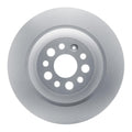 R1 21-25 Tesla Model S Front Right Drilled & Slotted Silver Brake Rotor