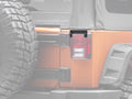 ~(5 lbs. 14X9X8)~ 2007-2017 JEEP WRANGLER JK : Tail Light Top LED Pod Mount KIT- with Two 3 IN Cube Led Work Lights - Includes Universal Wiring Harness - for illumination of Rear or Sides of your JEEP
