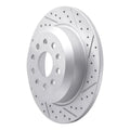 DFC 18-25 Jeep Wrangler Rear Right Drilled & Slotted Geoperformance Rotor