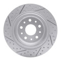 DFC 18-25 Jeep Wrangler Rear Right Drilled & Slotted Geoperformance Rotor
