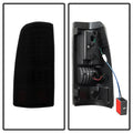 xTune 99-02 Chevy Silverado 1500 (w/o Stepside) LED Tail Lights - Blk Smoke (ALT-JH-CSIL99-LED-BSM)