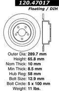 StopTech Slotted & Drilled Sport Brake Rotor
