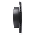 R1 04-06 Ford E-150 Club Wagon Rear Right Drilled & Slotted Black Brake Rotor