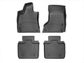 WeatherTech Black Front and Rear Floorliners Fits -20-16 Maserati 446101-445652
