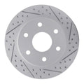 DFC 21-25 Ford F-150 Lightning Rear Right Drilled & Slotted Geoperformance Rotor