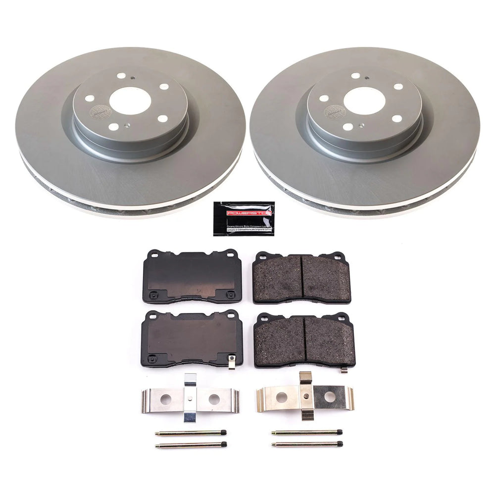 Power Stop 15-17 Subaru WRX STI Front Z17 Coated Brake Kit